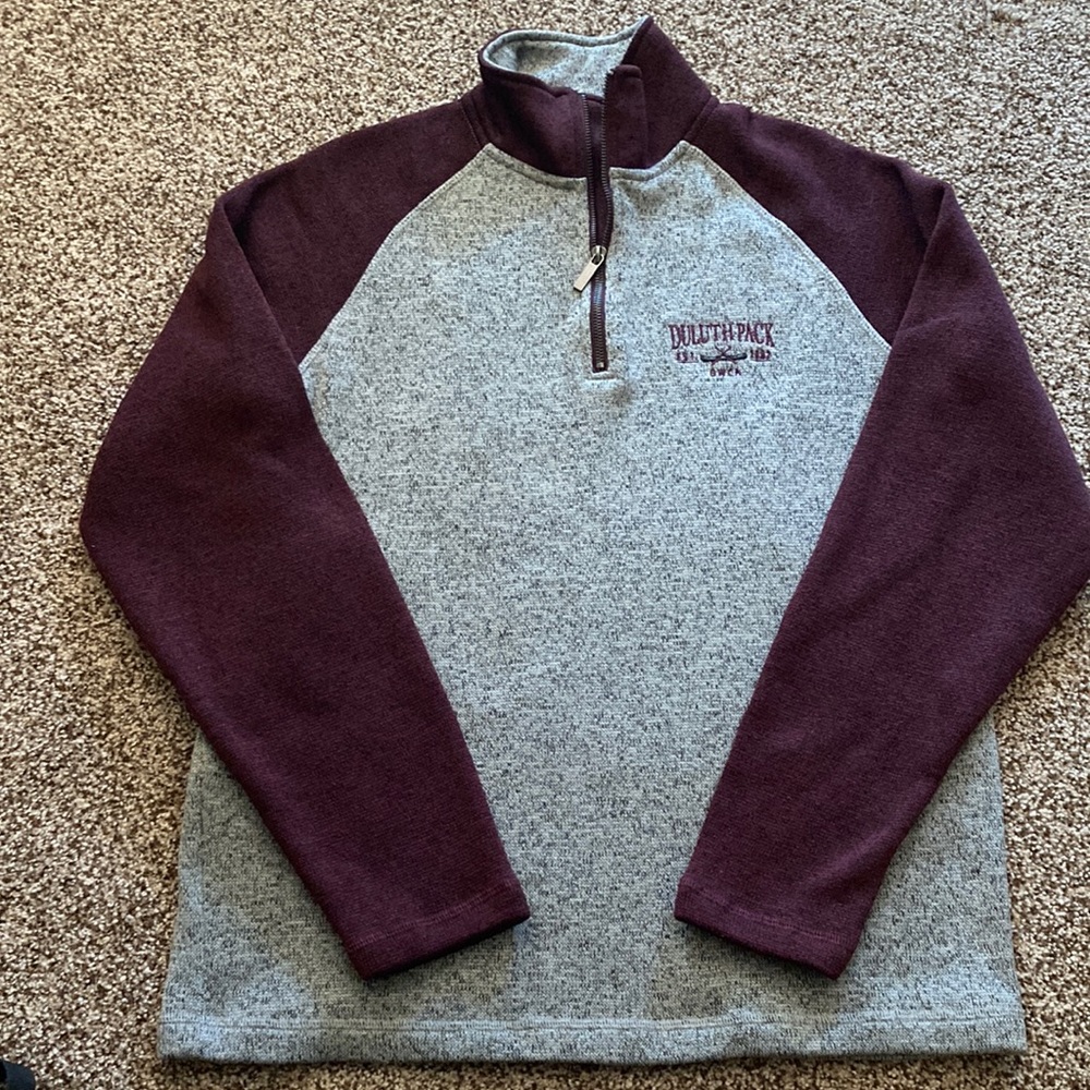 Duluth Pack Quarter Zip Shirt made by Artisans Men’s Size Medium
